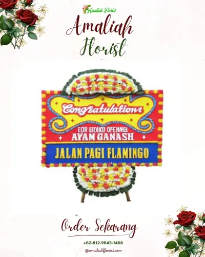 Bunga Papan Congratulation di Halong